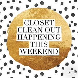 ‼️CLOSET CLEAN OUT THIS WEEKEND ‼️